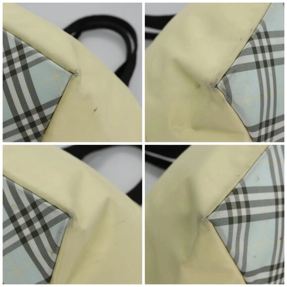 Burberrys Blue Label Tote Bag Nylon Yellow Auth ti2803 - Picture 15 of 15